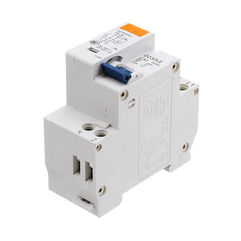 Disyuntor de corriente residual DZ30LE-32 RCBO con protección contra sobrecorriente